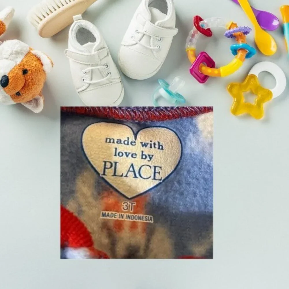 PLACE Made With Love Footed Sleepwear